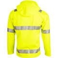 Hi-Vis Softshell Hooded Jacket With 3M Tape