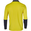 Hi-Vis Cotton Two Tone L/S Safety Polo