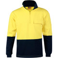 Hi-Vis Two Tone Cotton Fleecy Sweat