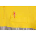 Hi-Vis Two Tone Cotton Fleecy Sweat With 3M tapes