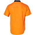 Hi-Vis two tone S/S cotton work shirt