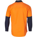 Hi-Vis two tone Cool-Breeze L/S cotton work shirt