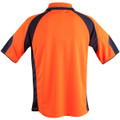 Men's Hi-Vis Cooldry Contrast Polo with Sleeve Panels