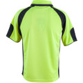 Men's Hi-Vis Cooldry Contrast Polo with Sleeve Panels