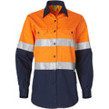 Ladies' Hi-Vis L/S Safety Shirt 3M Tape