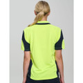 Cooldry Hi-Vis Mini Waffle Safety Polo