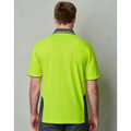 Hi-Vis Bamboo Charcoal Vented S/S Polo