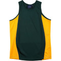 Men's cooldry contrast mesh singlet