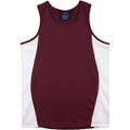 Men's cooldry contrast mesh singlet