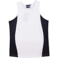 Kid's truedry contrast mesh singlet
