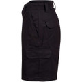 mens hvy cotton pre-shr drill short