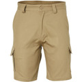 mens hvy cotton pre-shr drill short