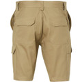mens hvy cotton pre-shr drill short
