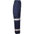 Drill pant pockets on leg with 3M Tapes
