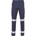 Long fit drill pants with 3M tapes / pocket on leg