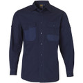 Fine Duck Weave Dura-Wear Long Sleeve Work Shirt
