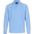 Adults' 240gsm Poly/Cotton Pique L/S Polo
