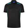 Men's Sustainable Poly/Cotton Contrast S/S Polo