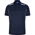 Men's Sustainable Poly/Cotton Contrast S/S Polo