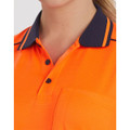 Unisex Hi-Vis Bamboo Charcoal S/S Polo