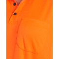 Unisex Hi-Vis Bamboo Charcoal S/S Polo
