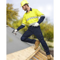 Hi-Vis Cool-Breeze Safety L/S Shirt (Segmented Tape)