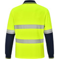 Unisex Cooldry Segmented Safety L/S Polo