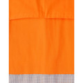 Hi Vis Cool-Breeze Closed Front L/S Shirt (Perforated Tape)