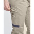 Unisex Cotton Stretch Drill Cuffed Work Pants