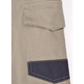 Unisex Cotton Stretch Drill Cuffed Work Pants