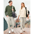 Unisex Airlayered CVC Crew Neck Sweater