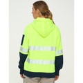 Hi-Vis Two Tone Safety Hoodie With Segmented Tapes