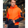 Hi-Vis Two Tone Water Resistant Fleece Hoodie