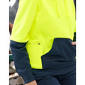 Hi-Vis Two Tone Water Resistant Fleece Hoodie