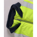 Unisex Hi Vis Hooded Puffer Vest
