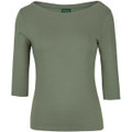 C of C Ladies 3/4 Sleeve Boat Neck Tee