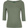 C of C Ladies 3/4 Sleeve Boat Neck Tee