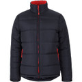 JB's Puffer Contrast Jacket Black/Red