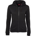 JB's Ladies P/C Full Zip Hoodie Black