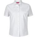 JB's Ladies S/S Double Layered Shirt White