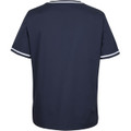 JB's Contrast Unisex Scrubs Top Navy/Aqua