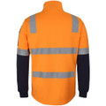 JB's 1/2 Zip Aust. Rail (D+N) Fleece Sweater Orange/Navy