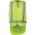 JB's Hv Zip Drop Tail H Pattern (D+N) Vest Lime
