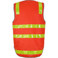 JB's Vic Road (D+N) Zip Safety Vest Orange