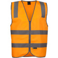 JB's Vic Rail (D+N) Zip Safety Vest Orange
