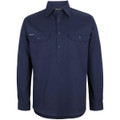 JB's Close Front L/S 150 G Work Shirt Navy