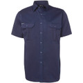 JB's S/S 190 G Work Shirt Navy