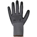 JB's Steeler Crinkle Latex Glove (12 Pk) Grey/Black