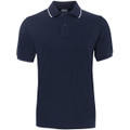 C of C Contrast Face Polo