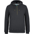 C of C Brass 1/2 Zip Hoodie Graphite Marle